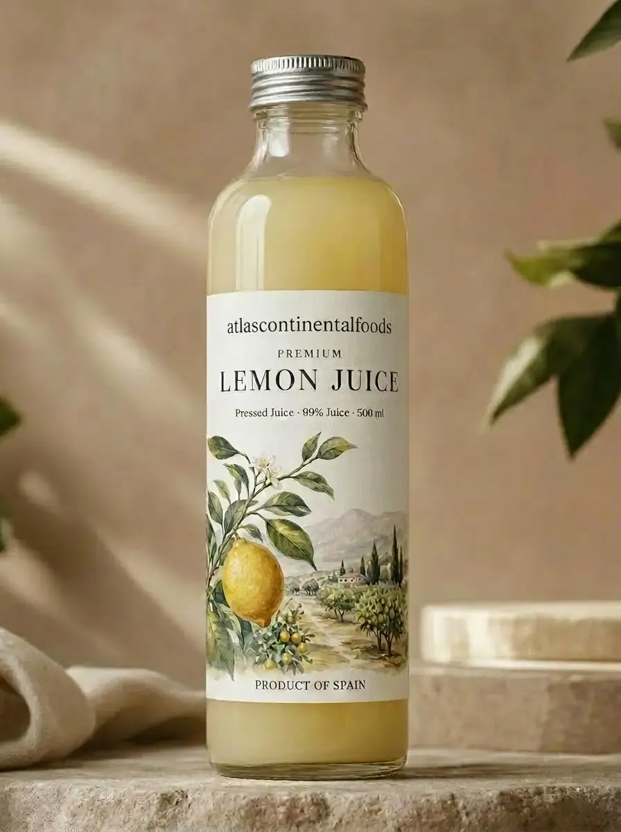 Bulk 100% Squeezed Mediterranean Lemon Juice